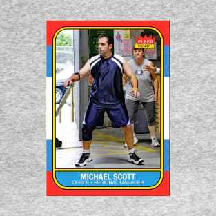 Michael Scott Fleer '86 Card T-Shirt